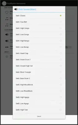 PolyRhythm Metronome android App screenshot 0