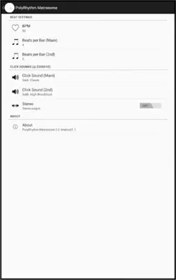 PolyRhythm Metronome android App screenshot 2
