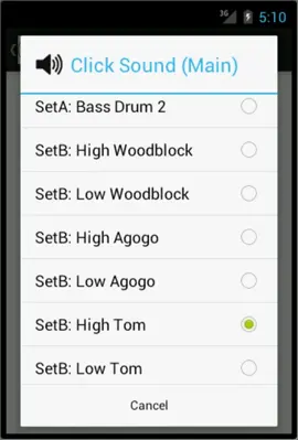 PolyRhythm Metronome android App screenshot 3