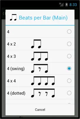 PolyRhythm Metronome android App screenshot 5